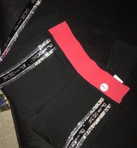 Pink leggings new w tags